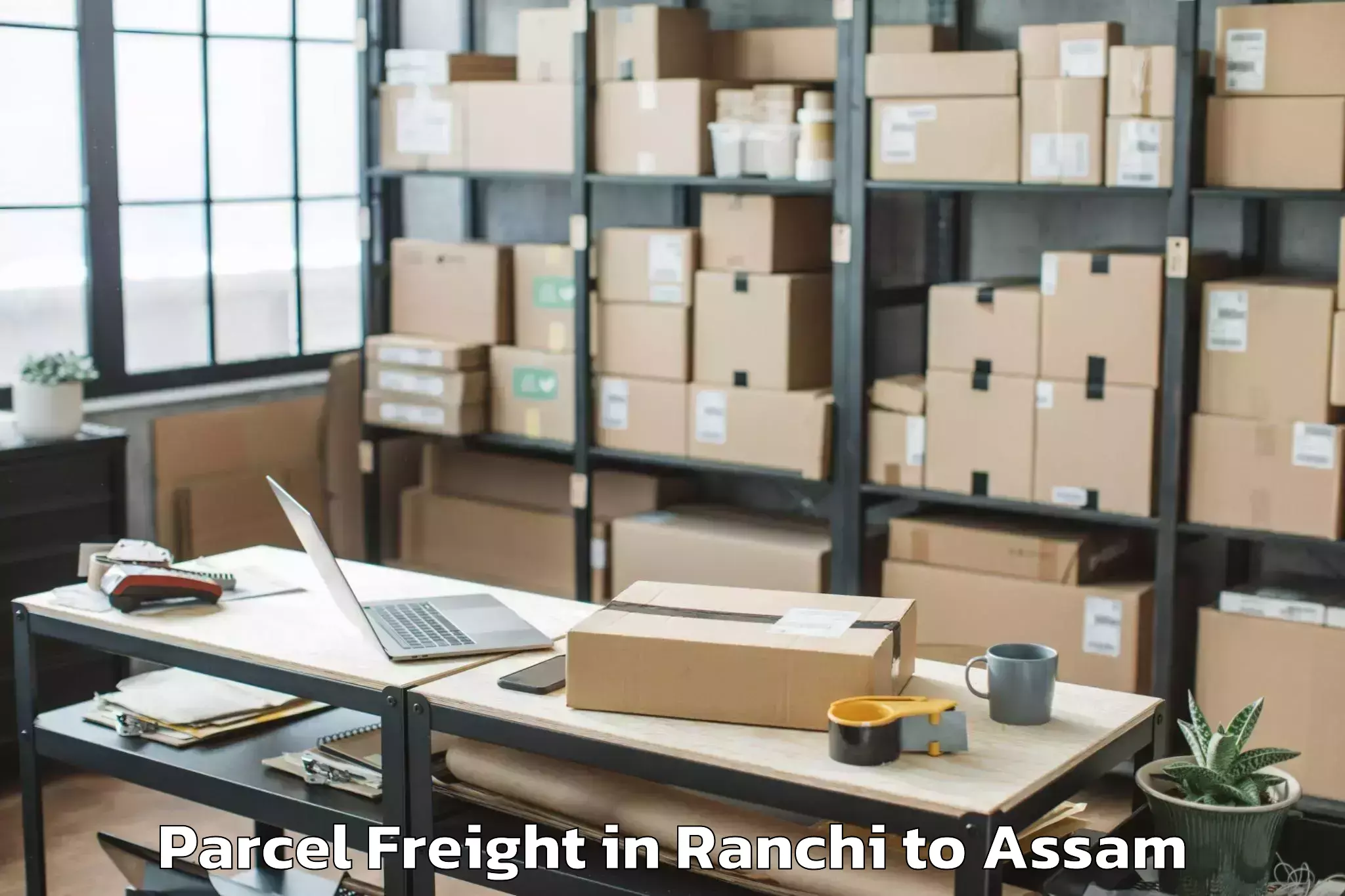 Efficient Ranchi to Dalgaon Pt Parcel Freight